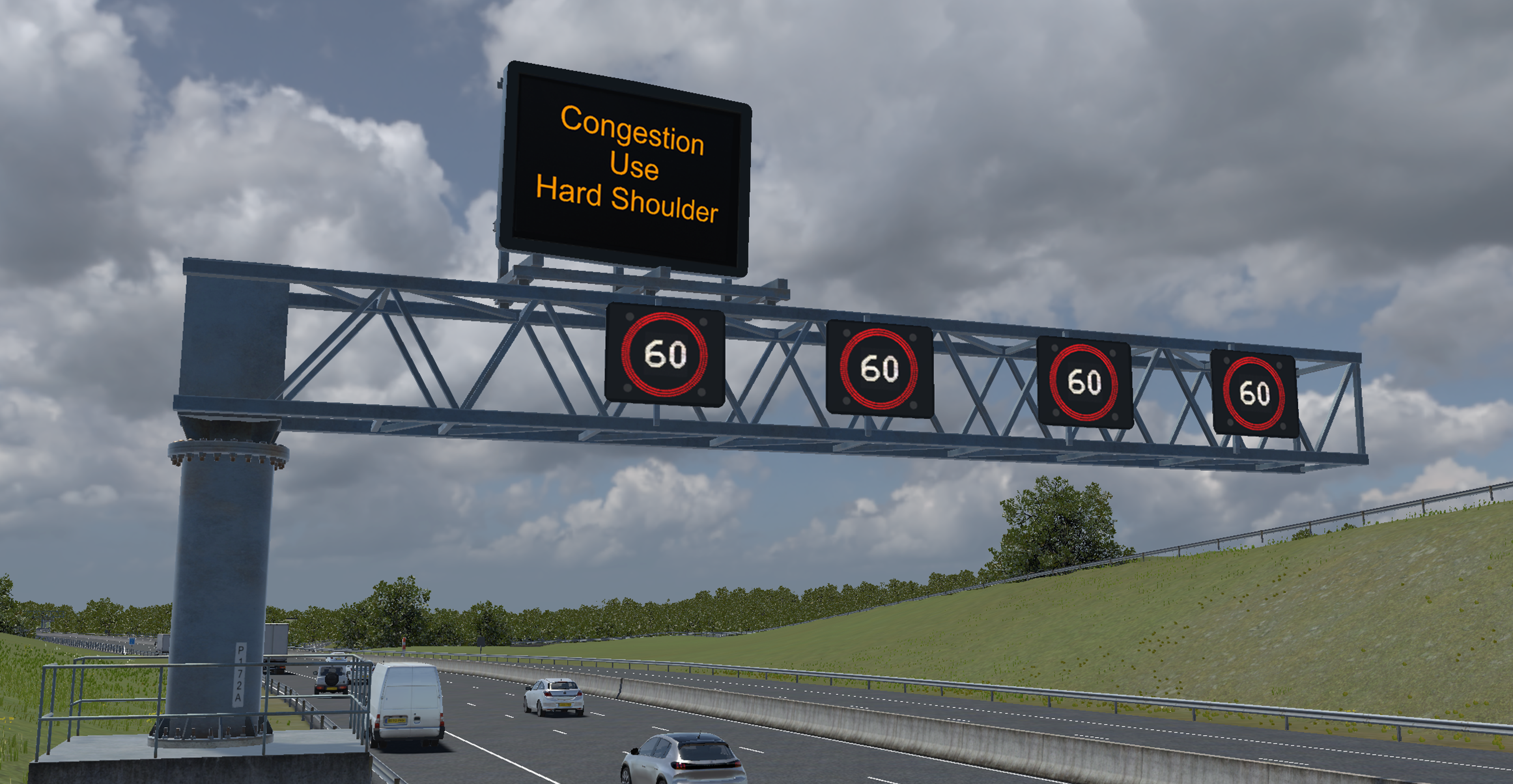DHS Smart Motorway open signage